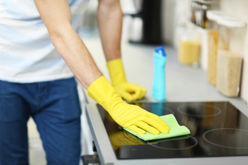 Disinfection and sanitation in a commercial workplace