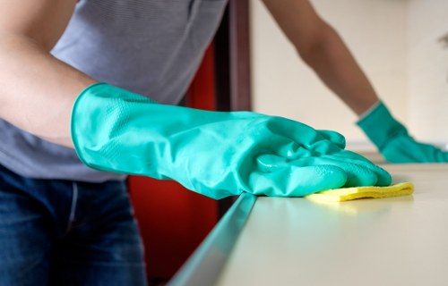 Commercial window cleaning for bright storefront glass